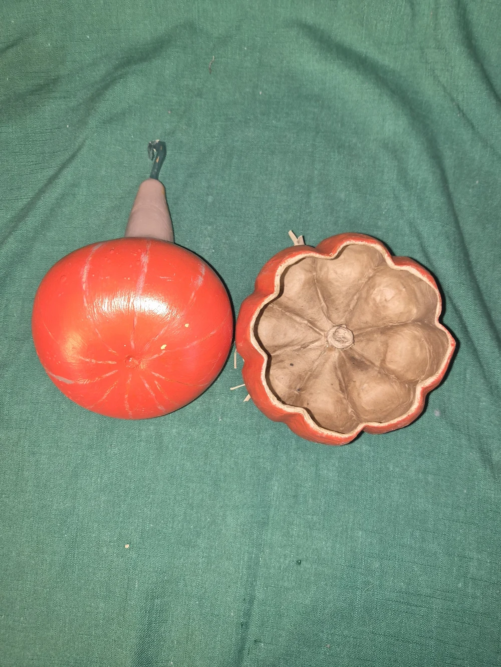 Handcrafted Orange Pumpkin & Gourd Decorative Set - Fall Home Accent